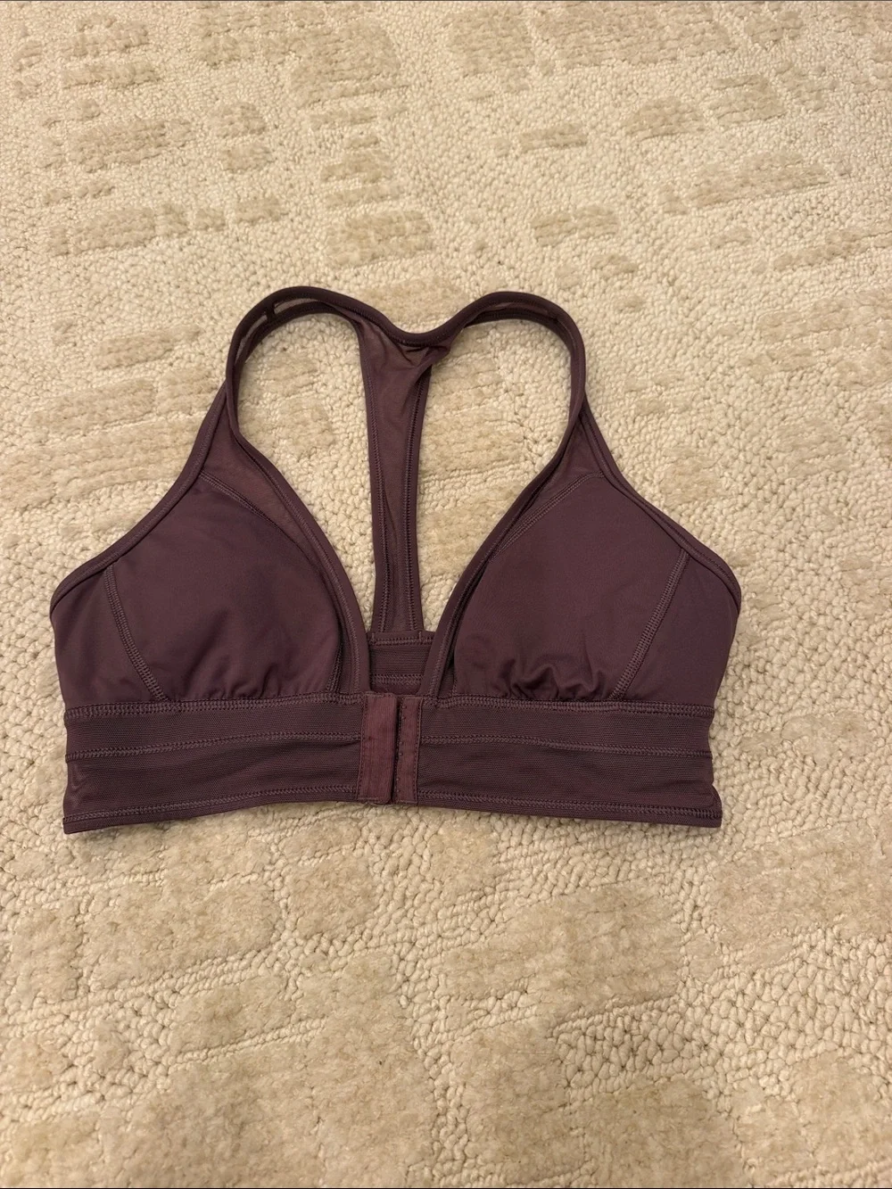 Lululemon Seek The Heat Bra Purple Fog Size 8